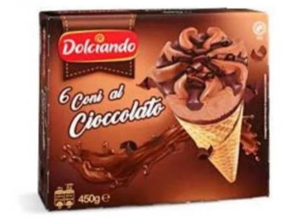 Korneti čokolada 6 KOM, 450 g