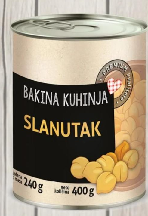 Slanutak 400 g / 240 g