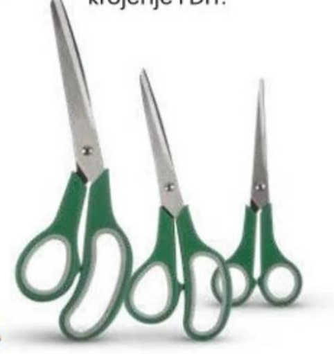 Set 3 škare - Akcija u trgovini Eurospin