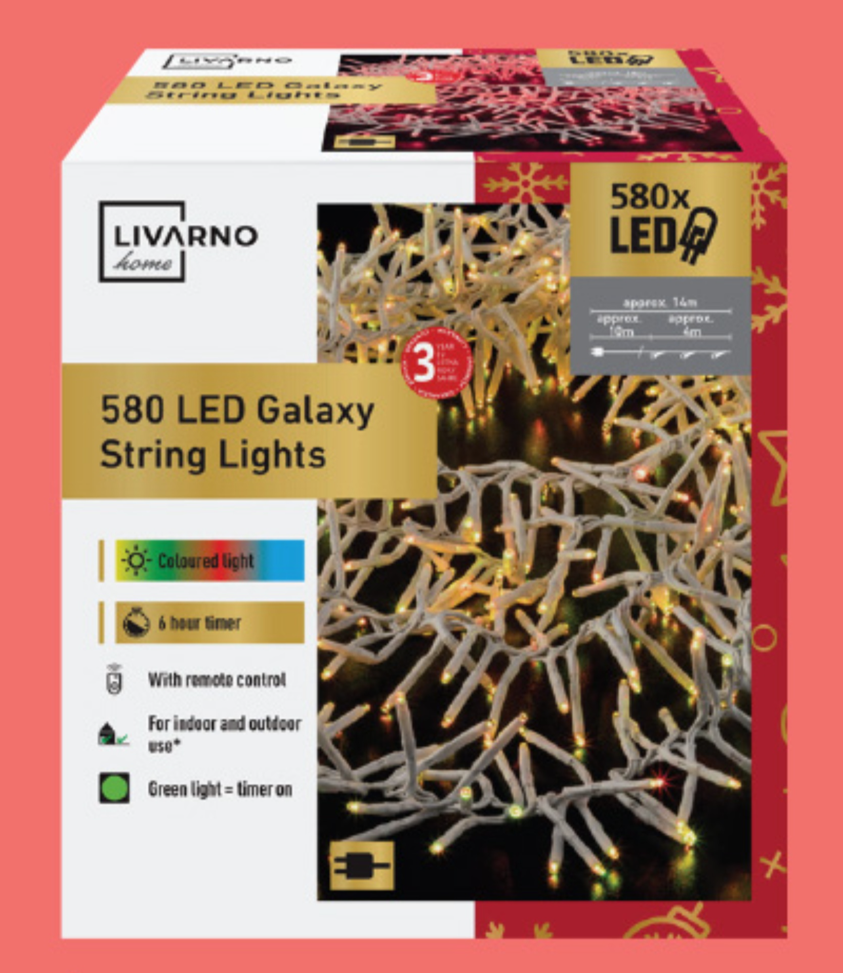 LIVARNO home Galaktična LED-svetlobna veriga