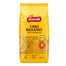 Tjestenina valoviti rezanci s jajima, rezanci široki, rezanci uski Marodi 400 g - Akcija u trgovini NTL