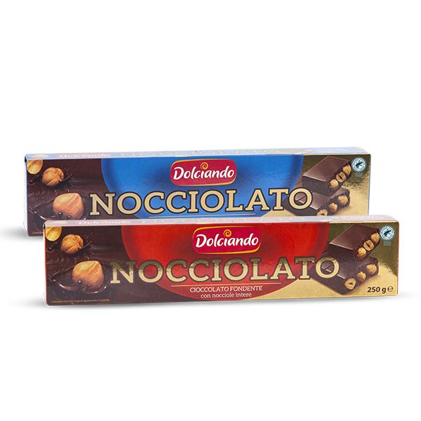 Dolciando Nocciolato čokolada s cijelim lješnjacima