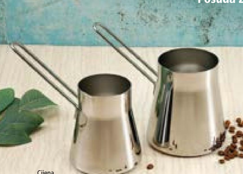 Inox posuda za kuhanje kave 1 kom