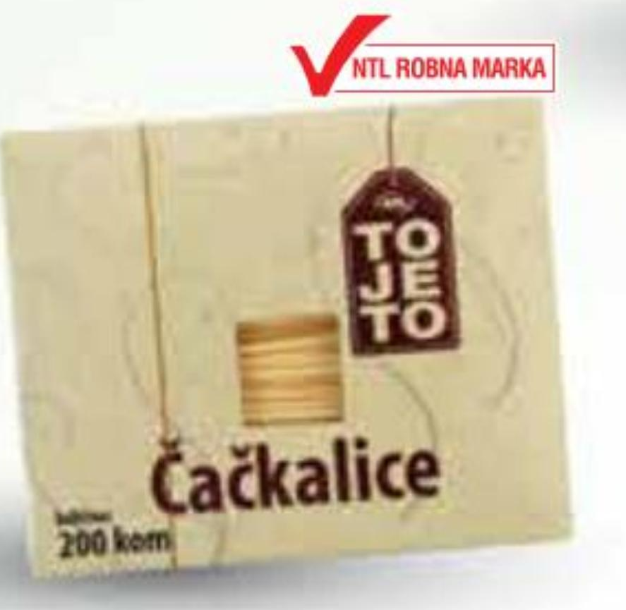 Čačkalice ToJeTo 200 kom