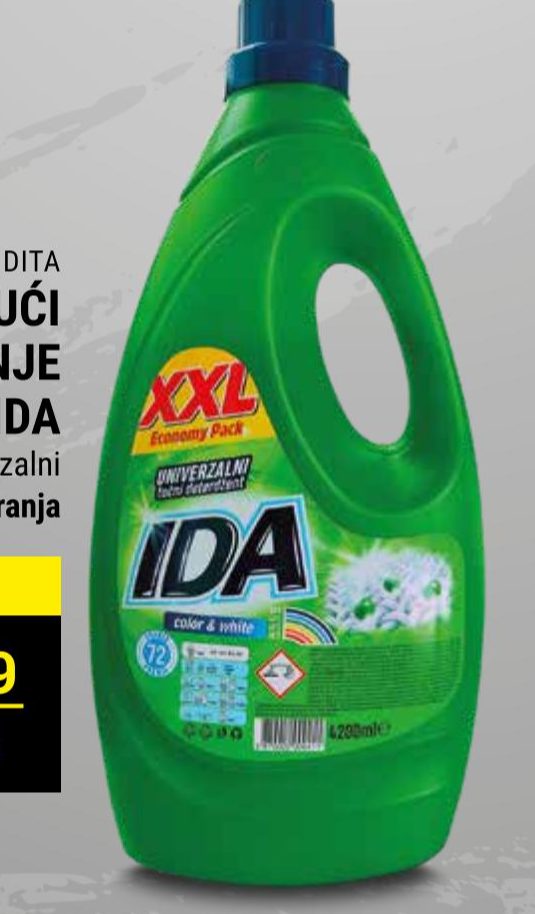 IDA Tekući deterdžent za rublje 4,2 l